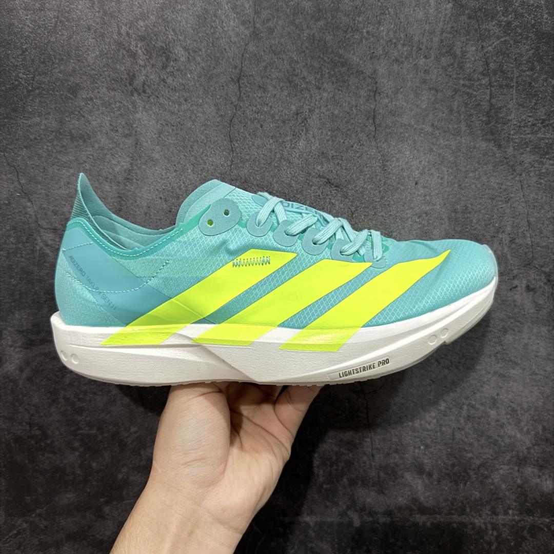 【纯原真碳】Adidas Adizero Takumi Sen 11 W 阿迪达斯 耐磨减震专业跑步鞋 无论是平时训练还是马拉松 让这款跑步鞋伴你畅快开跑 兼具舒适性和结构感 搭载Lightstrike科技 为步伐注入活力 货号:JQ2813-选品中心