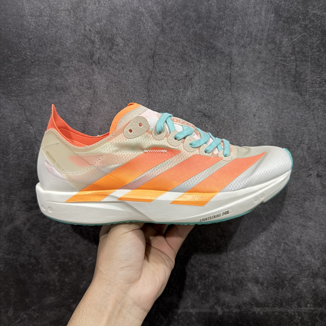 【纯原真碳】Adidas Adizero Takumi Sen 11 W 阿迪达斯 耐磨减震专业跑步鞋 无论是平时训练还是马拉松 让这款跑步鞋伴你畅快开跑 兼具舒适性和结构感 搭载Lightstrike科技 为步伐注入活力 货号:JQ2820-选品中心