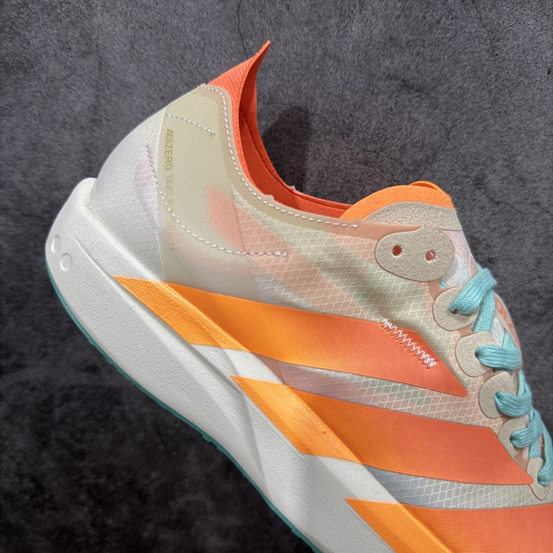 图片[7]-【纯原真碳】Adidas Adizero Takumi Sen 11 W 阿迪达斯 耐磨减震专业跑步鞋 无论是平时训练还是马拉松 让这款跑步鞋伴你畅快开跑 兼具舒适性和结构感 搭载Lightstrike科技 为步伐注入活力 货号：JQ2820-选品中心