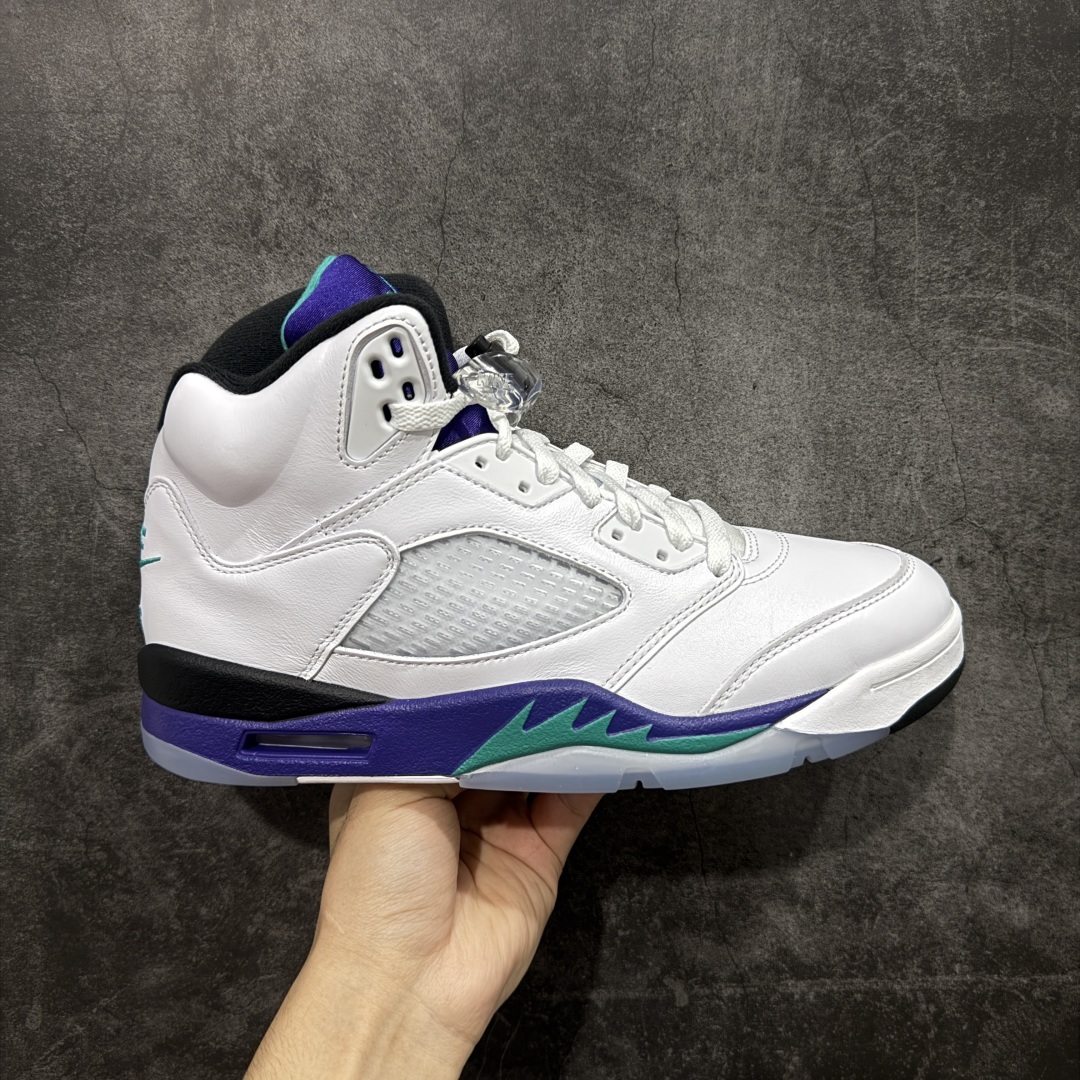 【福利特价🧧】Air Jordan 5 Retro AJ5乔5 男子文化篮球鞋 aj5白紫葡萄!货号HQ