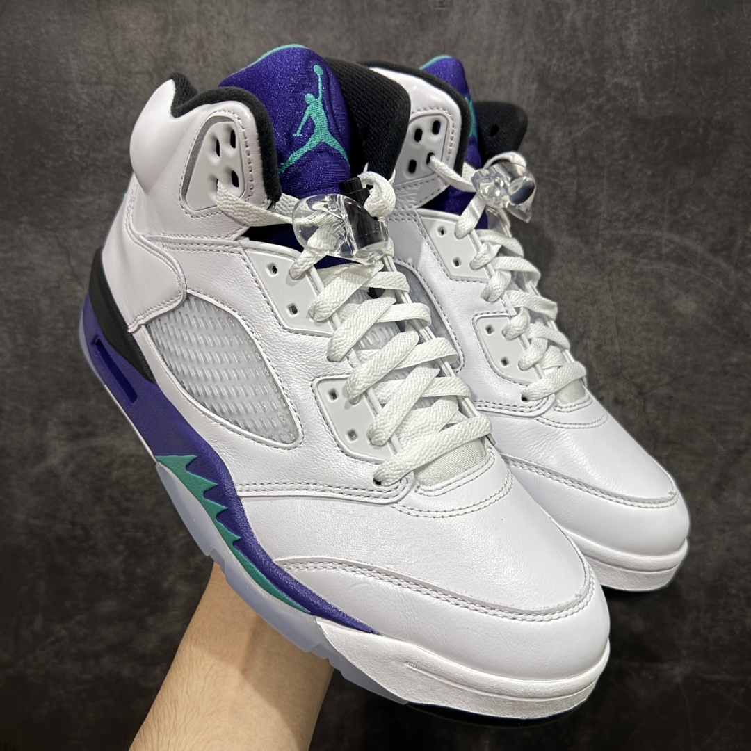 【福利特价🧧】Air Jordan 5 Retro AJ5乔5 男子文化篮球鞋 aj5白紫葡萄!货号HQ