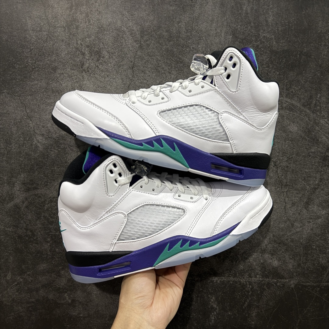 【福利特价🧧】Air Jordan 5 Retro AJ5乔5 男子文化篮球鞋 aj5白紫葡萄！货号HQ