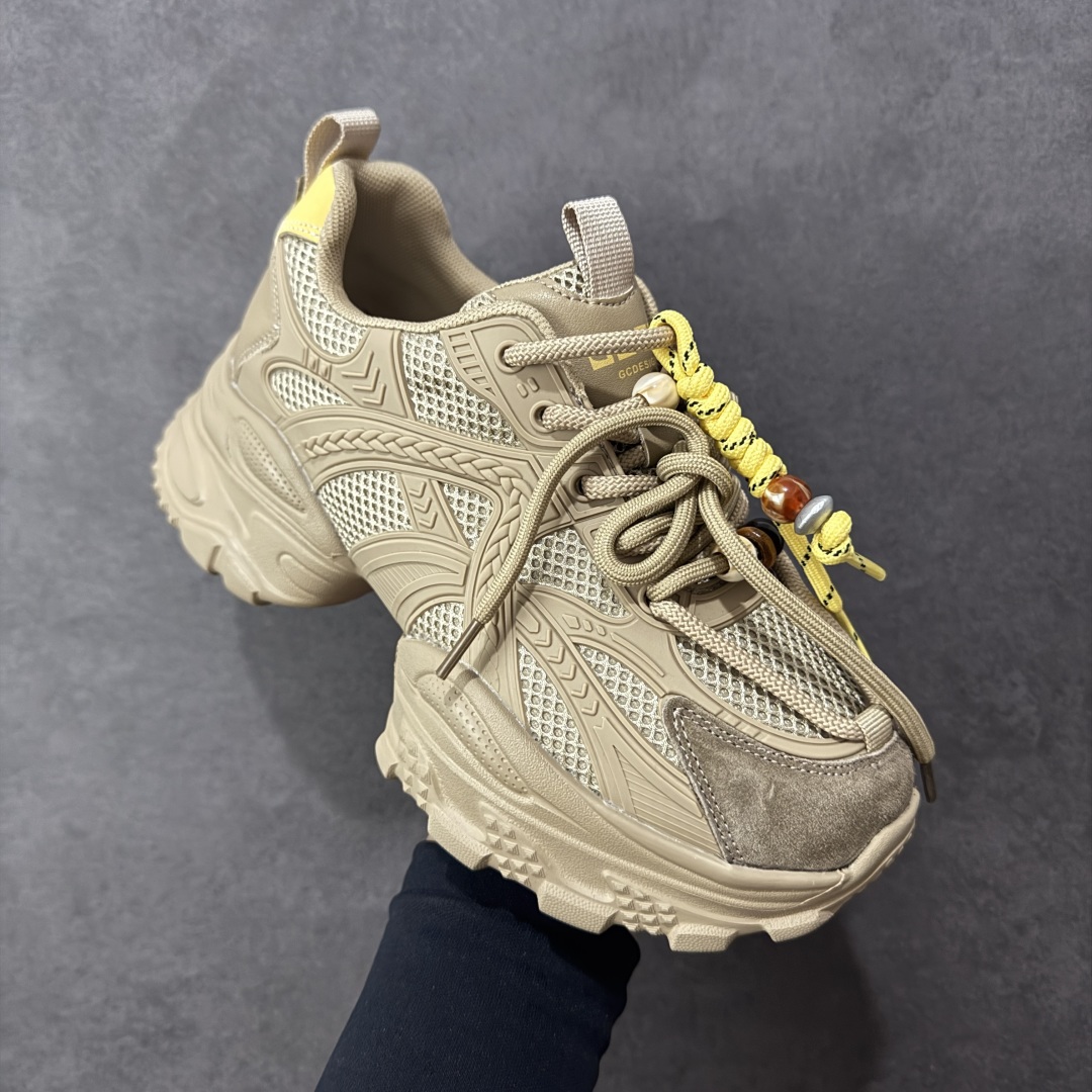 图片[3]-【公司级】新晋潮流鞋靴品牌GGCC秋冬新款 【张艺凡同款】GG-CC 2025 珠串 8cm厚底增高 千禧风复古未来老爹鞋 重新开拓老爹新世代版图 无需定义只为个性表达 鞋底自带增高效果，穿上秒变大长腿 原版吸膜气垫鞋底防滑耐磨❤️ 货号：G25X8691 尺码：35 36 37 38 39 40-选品中心