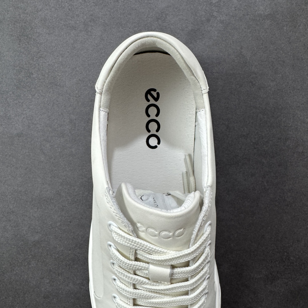 图片[7]-【广东纯原版】ECCO爱步休闲鞋男 25年新款真皮舒适时尚休闲板鞋 柔酷7号系列新品 鞋面采用ECCO家族工艺牛皮革 纹理自然，细腻柔软 简约系带设计，可自由调节松紧，方便快捷 贴合脚型 轻量稳固大底 轻盈柔韧，抓地耐磨 时尚通勤 随享假日 尺码：38 39 40 41 42 43（皮鞋码）-选品中心