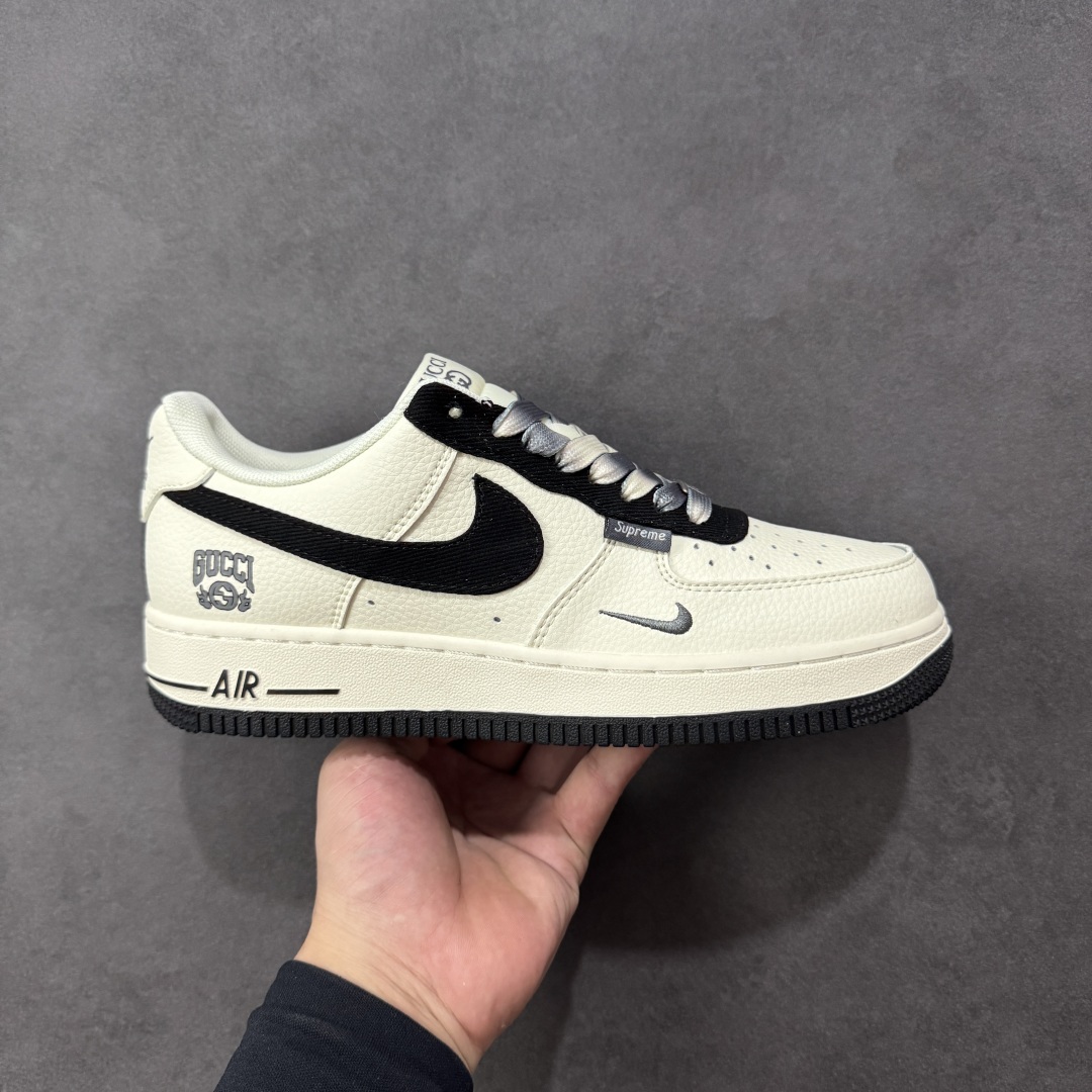 【定制版】Nike Air Force 1\'07 Low 古驰联名 米白黑帆布钩 空军一号低帮休闲板鞋  #原楦头原纸板 高端定制鞋盒 原厂鞋底 超高清洁度 细节完美 货号:XD2588-605  尺码:36 36.5 37.5 38 38.5 39 40 40.5 41 42 42.5 43 44 44.5 45-选品中心