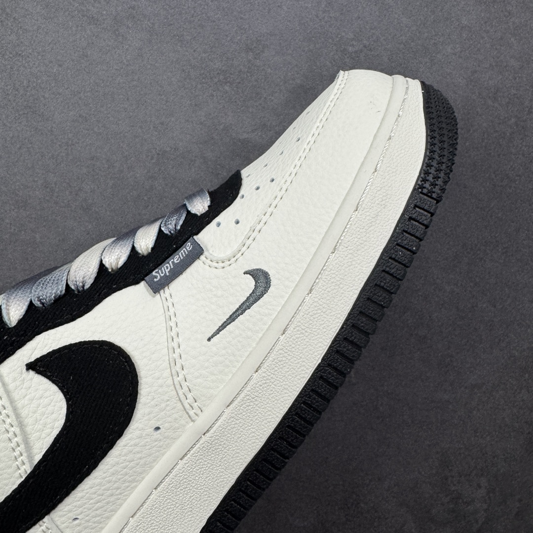 图片[5]-【定制版】Nike Air Force 1\’07 Low 古驰联名 米白黑帆布钩 空军一号低帮休闲板鞋  #原楦头原纸板 高端定制鞋盒 原厂鞋底 超高清洁度 细节完美 货号：XD2588-605  尺码：36 36.5 37.5 38 38.5 39 40 40.5 41 42 42.5 43 44 44.5 45-选品中心