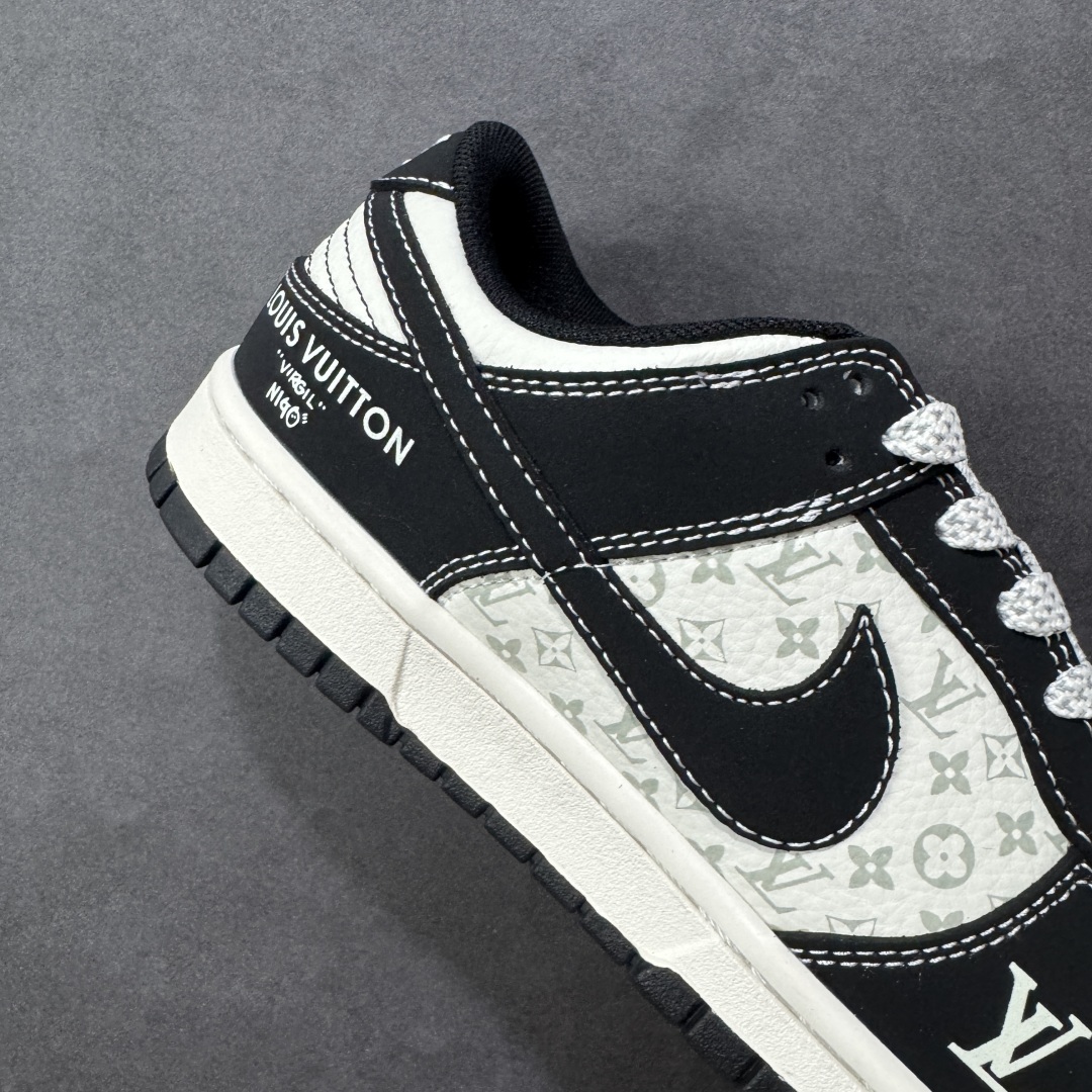 图片[6]-【定制版】Nike SB Dunk Low“LV联名——黑白印花” 周年高端定制 低帮休闲板鞋 定制鞋盒 大厂纯原品质出货 超高清洁度 皮料切割干净无任何毛边 细节完美 货号：CS1688-111 尺码： 36 36.5 37.5 38 38.5 39 40 40.5 41 42 42.5 43 44 44.5 45-选品中心
