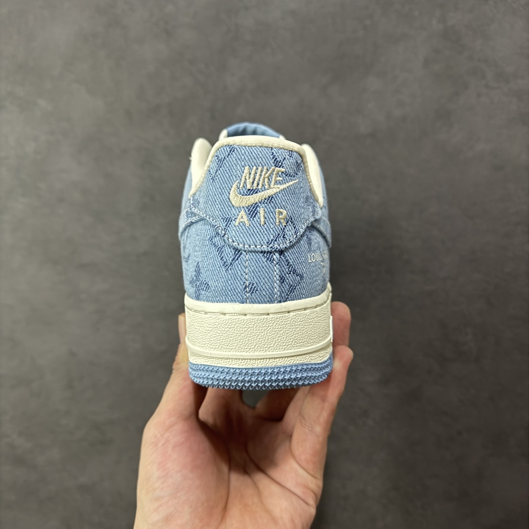 图片[4]-【定制版】Nike Air Force 1\’07 Low LV联名 浅蓝 空军一号低帮休闲板鞋 YF9511-823  原楦头原纸板 高端定制鞋盒 原厂鞋底 超高清洁度 细节完美  尺码：36 36.5 37.5 38 38.5 39 40 40.5 41 42 42.5 43 44 44.5 45-选品中心