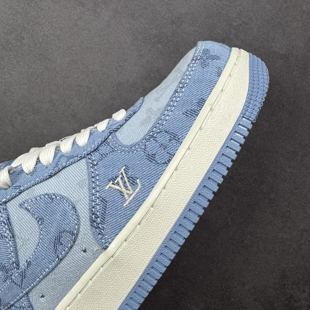 图片[5]-【定制版】Nike Air Force 1\’07 Low LV联名 浅蓝 空军一号低帮休闲板鞋 YF9511-823  原楦头原纸板 高端定制鞋盒 原厂鞋底 超高清洁度 细节完美  尺码：36 36.5 37.5 38 38.5 39 40 40.5 41 42 42.5 43 44 44.5 45-选品中心