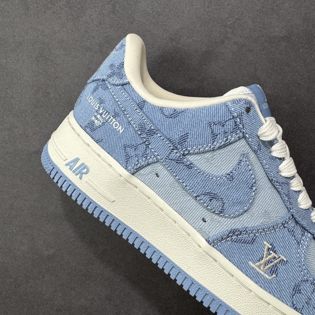 图片[6]-【定制版】Nike Air Force 1\’07 Low LV联名 浅蓝 空军一号低帮休闲板鞋 YF9511-823  原楦头原纸板 高端定制鞋盒 原厂鞋底 超高清洁度 细节完美  尺码：36 36.5 37.5 38 38.5 39 40 40.5 41 42 42.5 43 44 44.5 45-选品中心