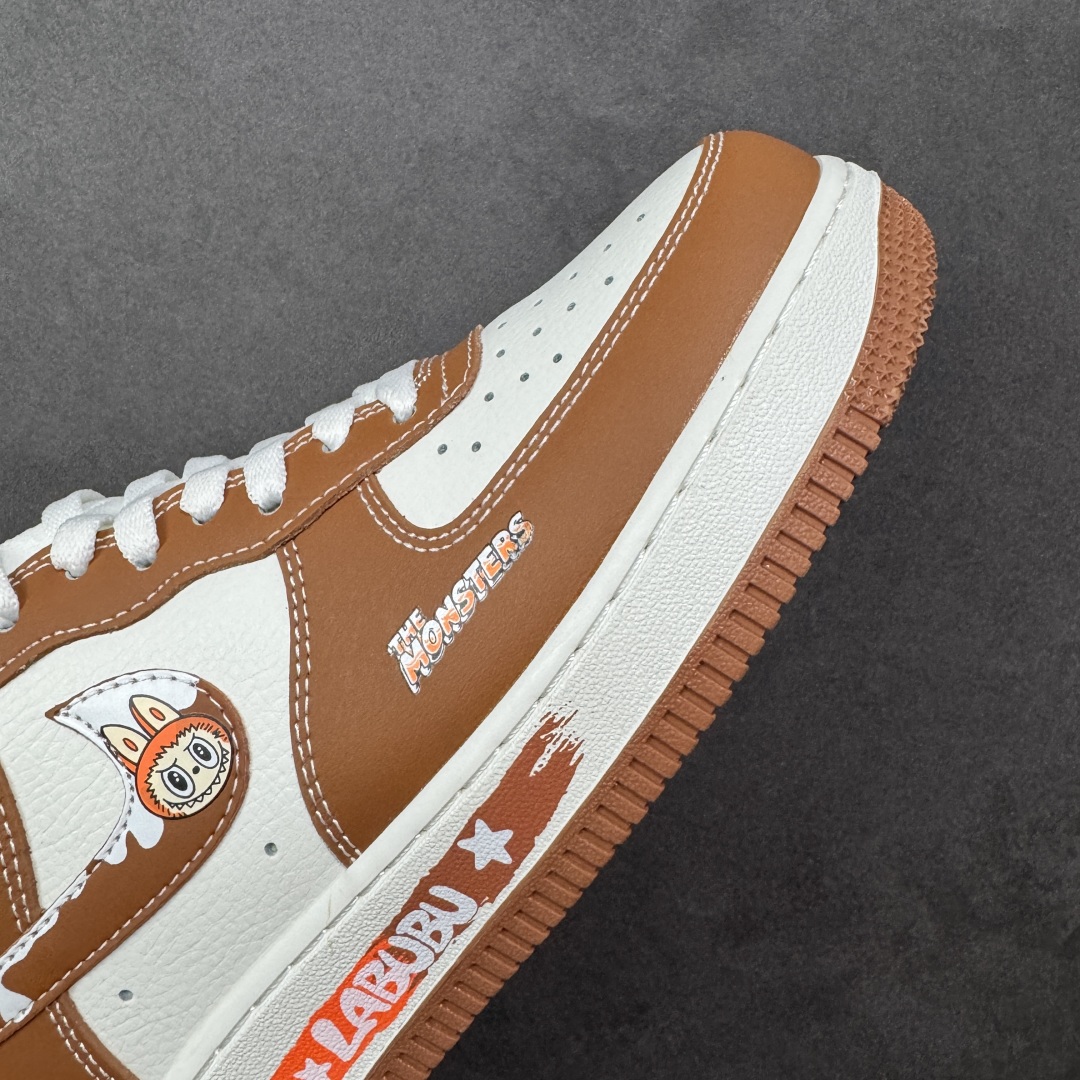图片[5]-【定制版】NIke Air Force 1 \’07 Low “栗色涂鸦拉布布”空军一号 低帮 运动鞋 休闲鞋 折边针车 工艺难度大 原楦头原纸板 原装鞋盒 定制五金配件 内置全掌气垫 原厂鞋底 货号：KJ5188-003 尺码：36 36.5 37.5 38 38.5 39 40 40.5 41 42 42.5 43 44 44.5 45 编码：HXSA310320-选品中心