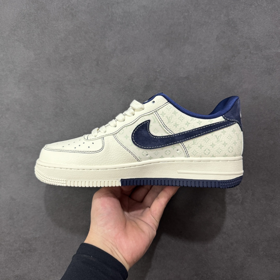 图片[2]-【定制版】Nike Air Force 1\’07 Low LV联名 印花米蓝勾 空军一号低帮休闲板鞋  #原楦头原纸板 原装鞋盒 定制五金配件 内置全掌气垫 原厂鞋底 货号：MZ9588-817  尺码：36 36.5 37.5 38 38.5 39 40 40.5 41 42 42.5 43 44 44.5 45-选品中心