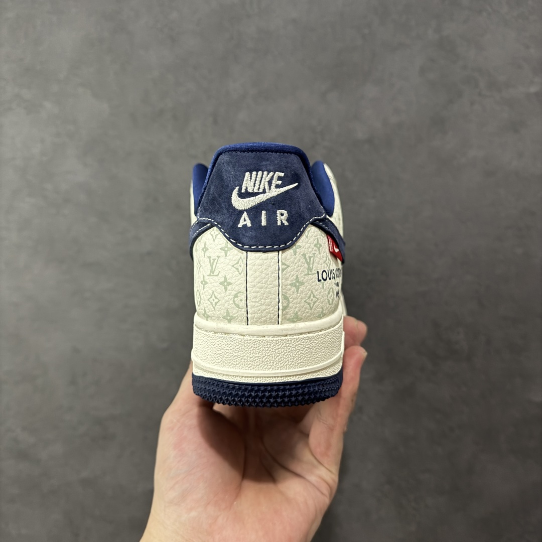 图片[4]-【定制版】Nike Air Force 1\’07 Low LV联名 印花米蓝勾 空军一号低帮休闲板鞋  #原楦头原纸板 原装鞋盒 定制五金配件 内置全掌气垫 原厂鞋底 货号：MZ9588-817  尺码：36 36.5 37.5 38 38.5 39 40 40.5 41 42 42.5 43 44 44.5 45-选品中心