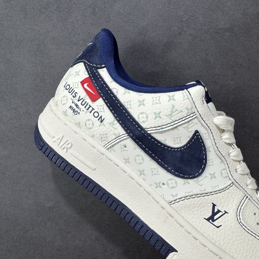 图片[6]-【定制版】Nike Air Force 1\’07 Low LV联名 印花米蓝勾 空军一号低帮休闲板鞋  #原楦头原纸板 原装鞋盒 定制五金配件 内置全掌气垫 原厂鞋底 货号：MZ9588-817  尺码：36 36.5 37.5 38 38.5 39 40 40.5 41 42 42.5 43 44 44.5 45-选品中心