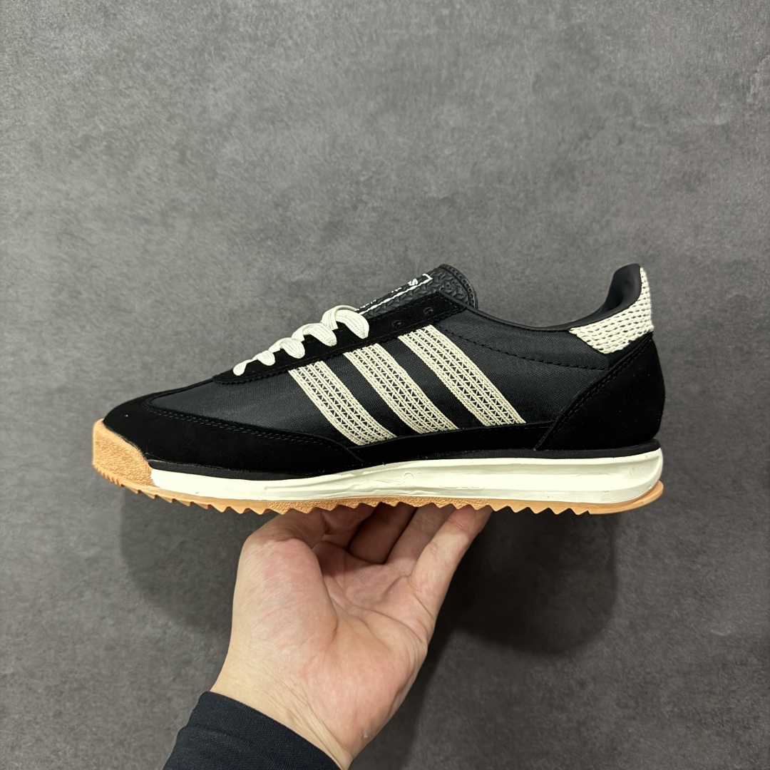 图片[2]-【XS版】AD Originals SL 72 RS 阿迪休闲防滑耐磨低帮板鞋 经典低帮设计和橡胶外底，采用舒爽尼龙鞋面，绒面革饰面和皮革细节 搭载着 Ecotex 鞋舌，更添质感，EVA 中底设计助你舒适出行 货号：JI2745 尺码：35-45-选品中心