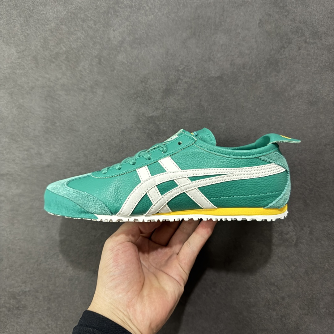 图片[2]-【公司级】Asics Tiger 鬼冢虎 Mexico 66 SD款 绿白 印尼厂Oem原单材料 实拍上架 其余全部客供材料 淘宝B级代购店铺内供💯 四联官方吊牌 乳胶组合鞋垫、羊皮纸质中底 不用宰手买专柜 这里满足你👊🏼 尺码：36-45-选品中心