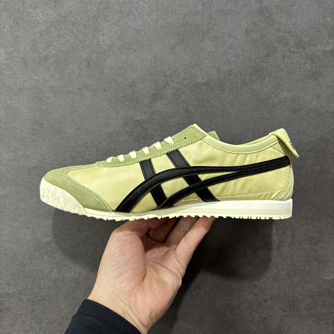 图片[2]-【公司级】Asics Tiger 鬼冢虎 Mexico 66 SD款 绿黑 印尼厂Oem原单材料 实拍上架 其余全部客供材料 淘宝B级代购店铺内供💯 四联官方吊牌 乳胶组合鞋垫、羊皮纸质中底 不用宰手买专柜 这里满足你👊🏼 尺码：36-45-选品中心