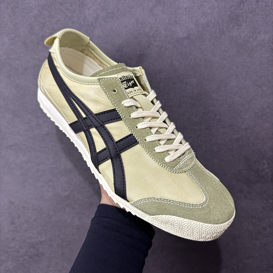 图片[3]-【公司级】Asics Tiger 鬼冢虎 Mexico 66 SD款 绿黑 印尼厂Oem原单材料 实拍上架 其余全部客供材料 淘宝B级代购店铺内供💯 四联官方吊牌 乳胶组合鞋垫、羊皮纸质中底 不用宰手买专柜 这里满足你👊🏼 尺码：36-45-选品中心