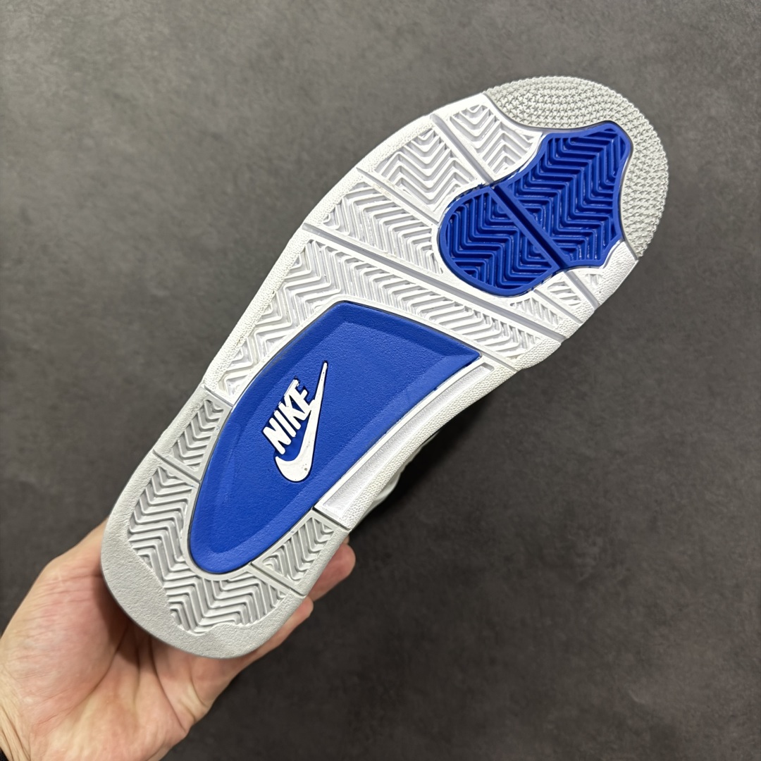 图片[9]-【纯原特价】Air Jordan AJ4 Retro 灰蓝 中帮篮球鞋 原楦原纸板同源开发 完美呈现乔4的版型 内侧正确双色网格 还原细节 正确气垫颜色 正确网格工艺 正确拉帮工艺 全鞋原装材料制作 原档案原模具打造 货号：FV5029-141 尺码：36-48-选品中心