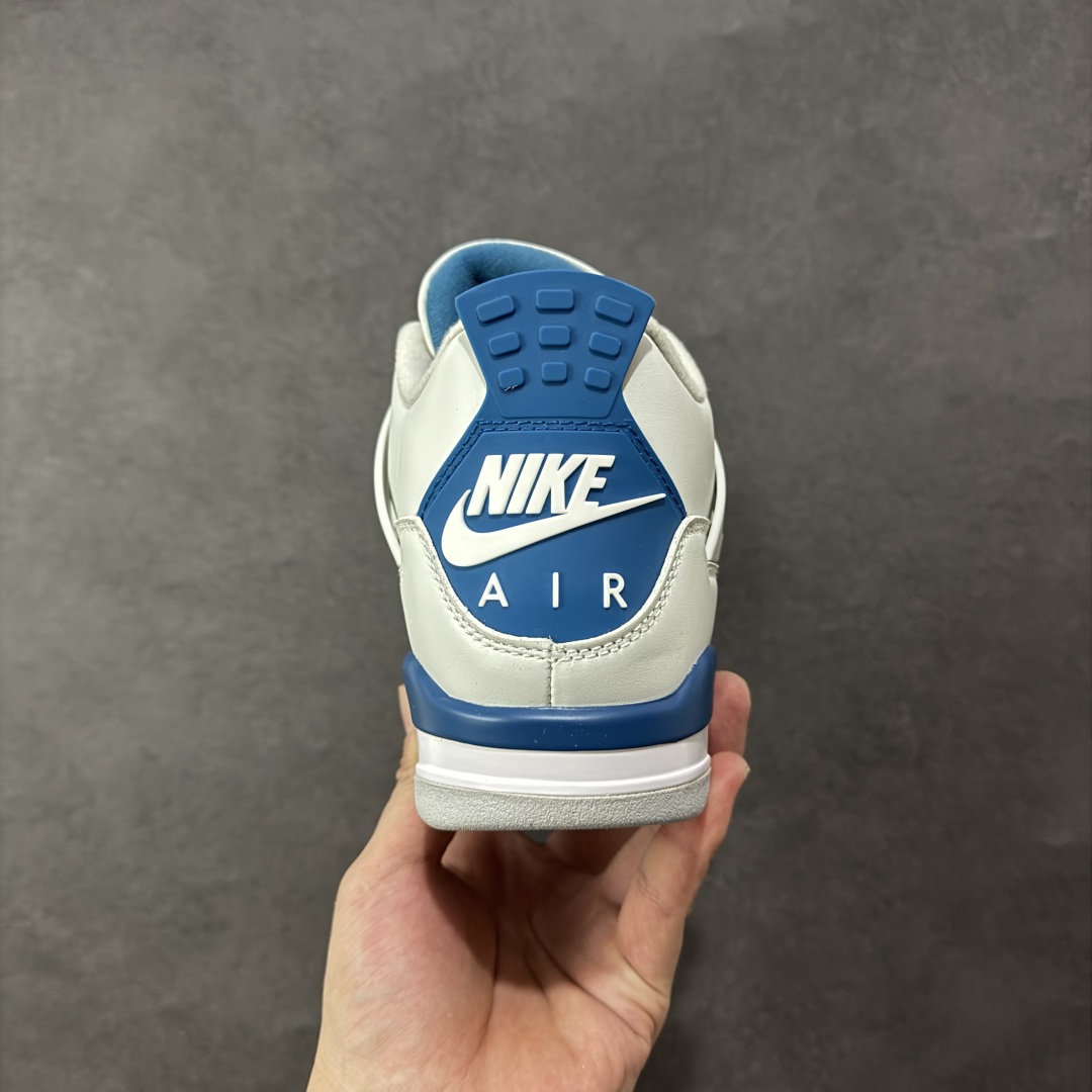 图片[4]-【纯原特价】Air Jordan AJ4 Retro 灰蓝 中帮篮球鞋 原楦原纸板同源开发 完美呈现乔4的版型 内侧正确双色网格 还原细节 正确气垫颜色 正确网格工艺 正确拉帮工艺 全鞋原装材料制作 原档案原模具打造 货号：FV5029-141 尺码：36-48-选品中心