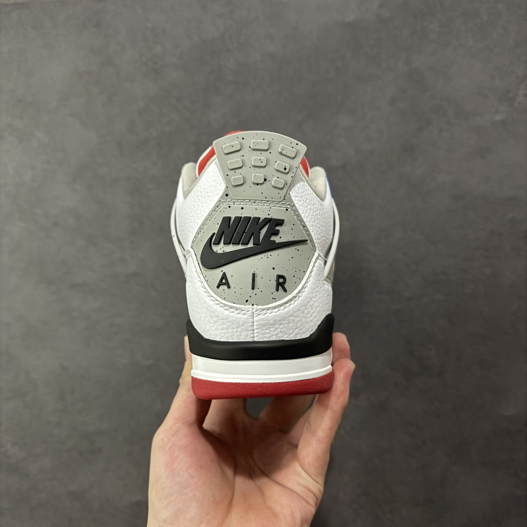 图片[4]-【纯原特价】Air Jordan AJ4 Retro 灰白 中帮篮球鞋 原楦原纸板同源开发 完美呈现乔4的版型 内侧正确双色网格 还原细节 正确气垫颜色 正确网格工艺 正确拉帮工艺 全鞋原装材料制作 原档案原模具打造 货号：CI1184-146 尺码：36-48-选品中心