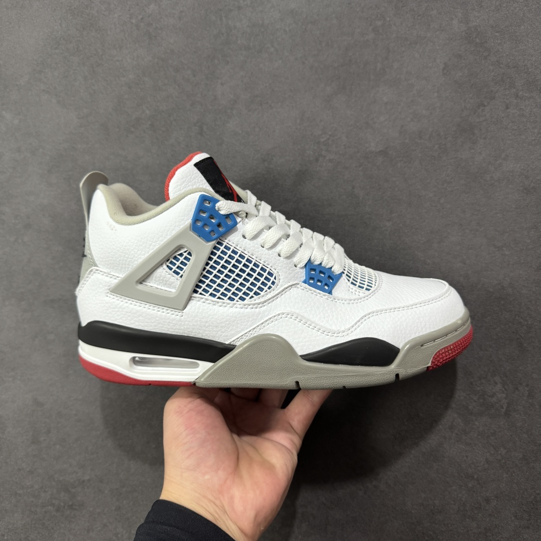 【纯原特价】Air Jordan AJ4 Retro 灰白 中帮篮球鞋 原楦原纸板同源开发 完美呈现乔4的版型 内侧正确双色网格 还原细节 正确气垫颜色 正确网格工艺 正确拉帮工艺 全鞋原装材料制作 原档案原模具打造 货号:CI1184-146 尺码:36-48-选品中心