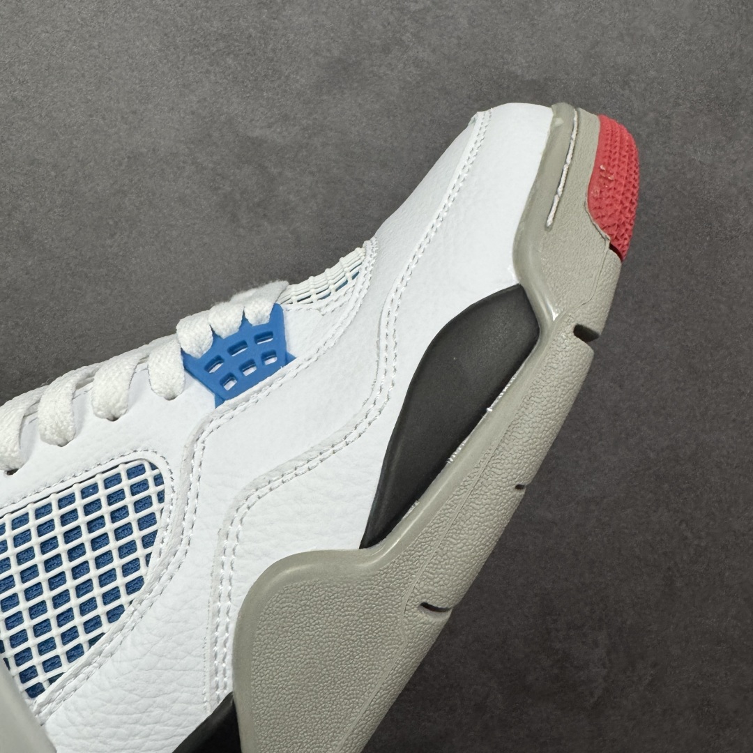 图片[5]-【纯原特价】Air Jordan AJ4 Retro 灰白 中帮篮球鞋 原楦原纸板同源开发 完美呈现乔4的版型 内侧正确双色网格 还原细节 正确气垫颜色 正确网格工艺 正确拉帮工艺 全鞋原装材料制作 原档案原模具打造 货号：CI1184-146 尺码：36-48-选品中心