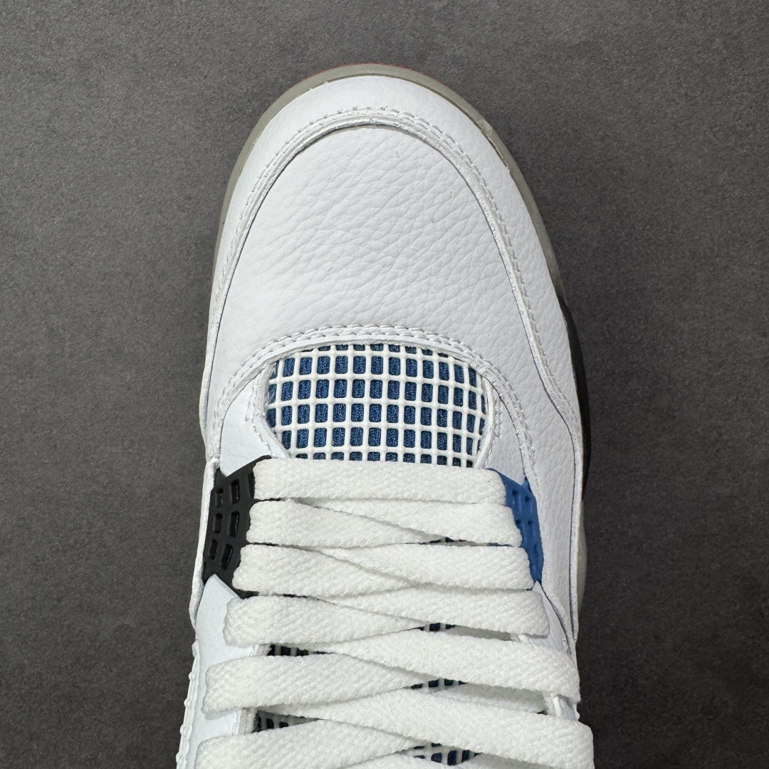 图片[8]-【纯原特价】Air Jordan AJ4 Retro 灰白 中帮篮球鞋 原楦原纸板同源开发 完美呈现乔4的版型 内侧正确双色网格 还原细节 正确气垫颜色 正确网格工艺 正确拉帮工艺 全鞋原装材料制作 原档案原模具打造 货号：CI1184-146 尺码：36-48-选品中心