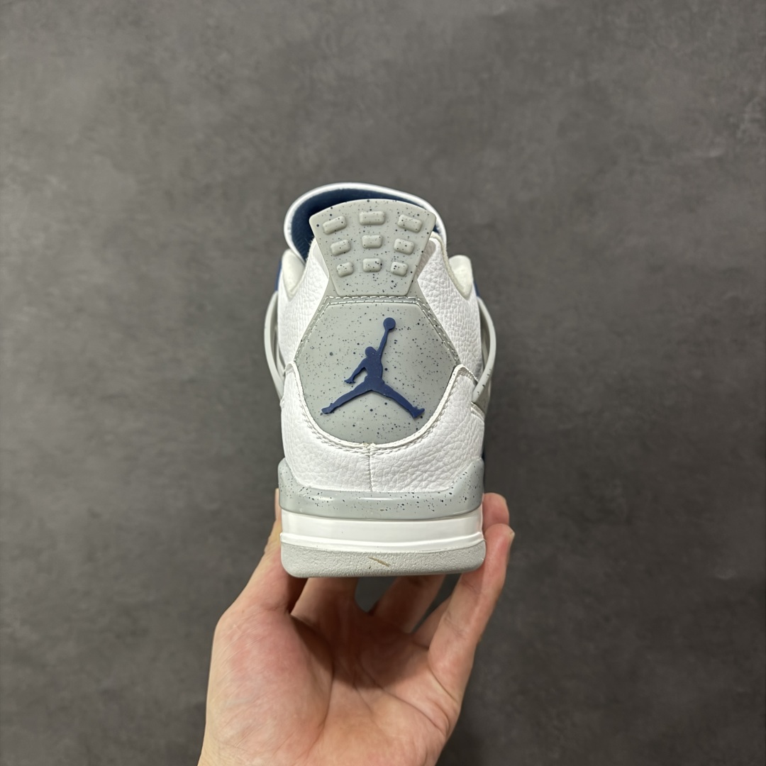 图片[4]-【纯原特价】Air Jordan AJ4 Retro 灰白 中帮篮球鞋 原楦原纸板同源开发 完美呈现乔4的版型 内侧正确双色网格 还原细节 正确气垫颜色 正确网格工艺 正确拉帮工艺 全鞋原装材料制作 原档案原模具打造 货号：DH6927-140 尺码：36-48-选品中心
