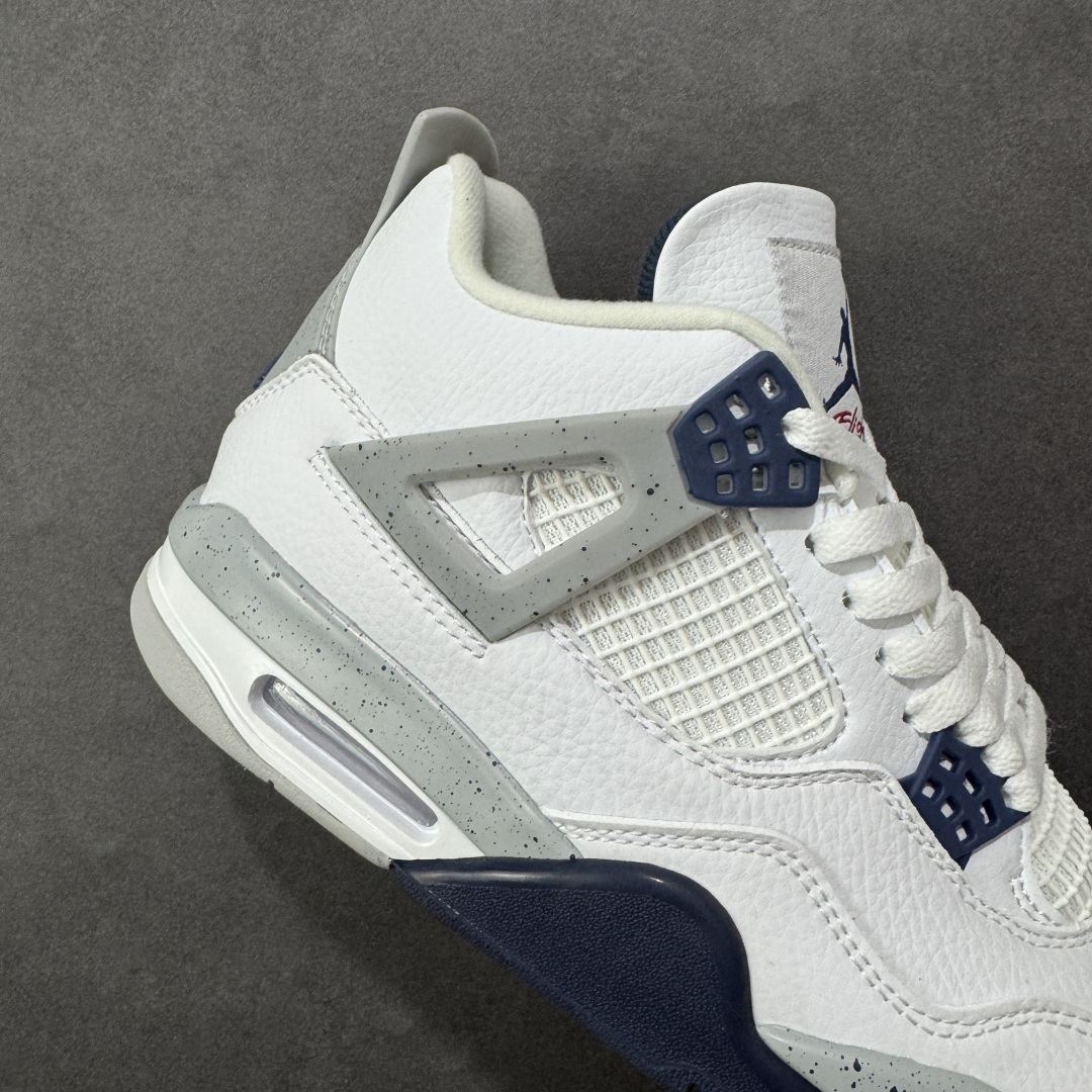 图片[6]-【纯原特价】Air Jordan AJ4 Retro 灰白 中帮篮球鞋 原楦原纸板同源开发 完美呈现乔4的版型 内侧正确双色网格 还原细节 正确气垫颜色 正确网格工艺 正确拉帮工艺 全鞋原装材料制作 原档案原模具打造 货号：DH6927-140 尺码：36-48-选品中心
