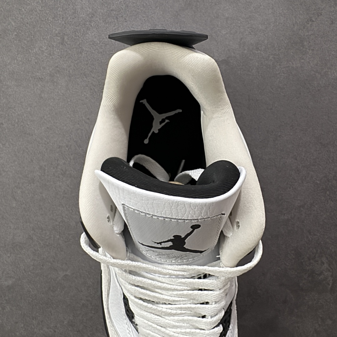 图片[7]-【纯原特价】Air Jordan AJ4 Retro 灰白 中帮篮球鞋 原楦原纸板同源开发 完美呈现乔4的版型 内侧正确双色网格 还原细节 正确气垫颜色 正确网格工艺 正确拉帮工艺 全鞋原装材料制作 原档案原模具打造 货号：DH6927-111 尺码：36-48-选品中心
