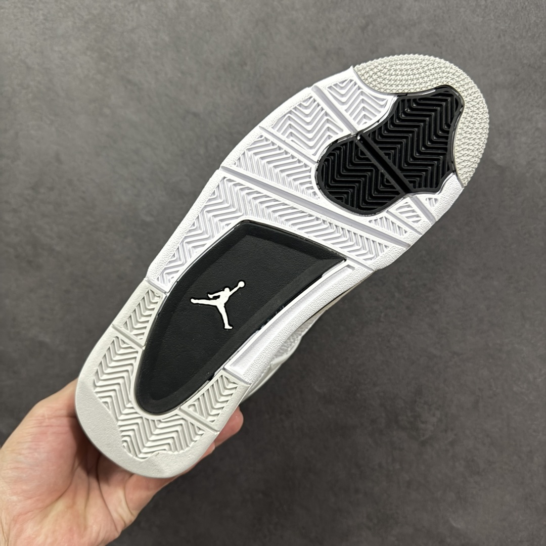 图片[9]-【纯原特价】Air Jordan AJ4 Retro 灰白 中帮篮球鞋 原楦原纸板同源开发 完美呈现乔4的版型 内侧正确双色网格 还原细节 正确气垫颜色 正确网格工艺 正确拉帮工艺 全鞋原装材料制作 原档案原模具打造 货号：DH6927-111 尺码：36-48-选品中心
