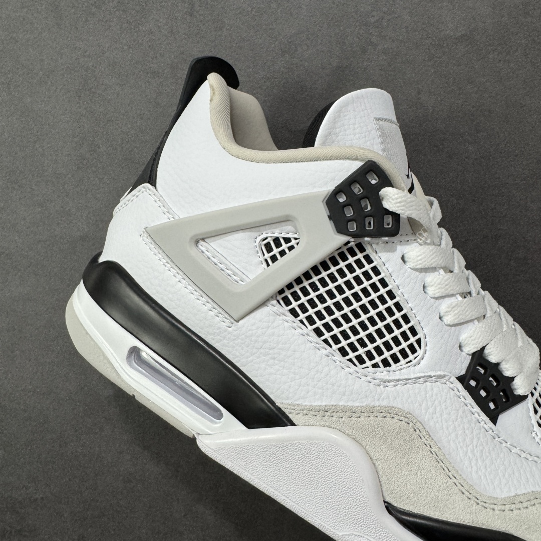 图片[6]-【纯原特价】Air Jordan AJ4 Retro 灰白 中帮篮球鞋 原楦原纸板同源开发 完美呈现乔4的版型 内侧正确双色网格 还原细节 正确气垫颜色 正确网格工艺 正确拉帮工艺 全鞋原装材料制作 原档案原模具打造 货号：DH6927-111 尺码：36-48-选品中心