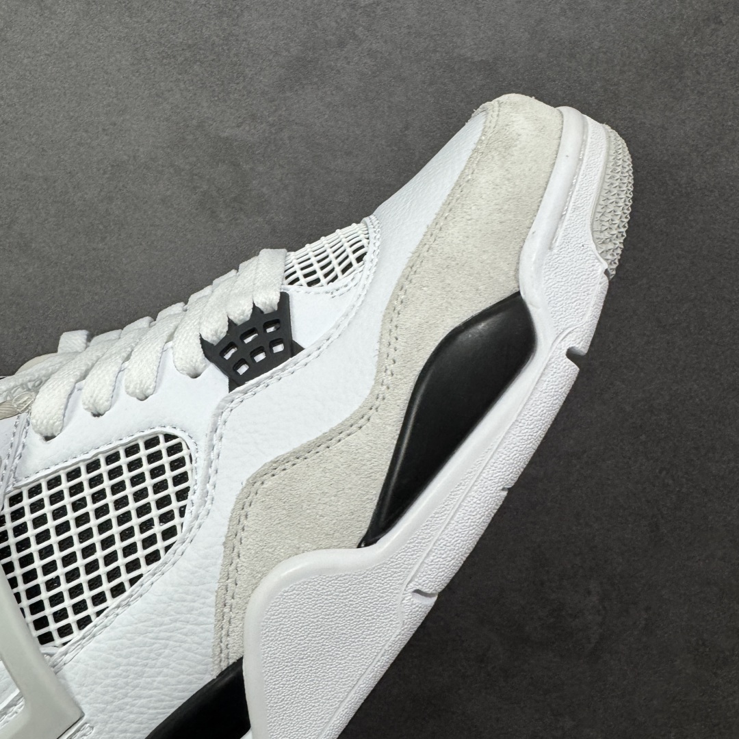 图片[5]-【纯原特价】Air Jordan AJ4 Retro 灰白 中帮篮球鞋 原楦原纸板同源开发 完美呈现乔4的版型 内侧正确双色网格 还原细节 正确气垫颜色 正确网格工艺 正确拉帮工艺 全鞋原装材料制作 原档案原模具打造 货号：DH6927-111 尺码：36-48-选品中心