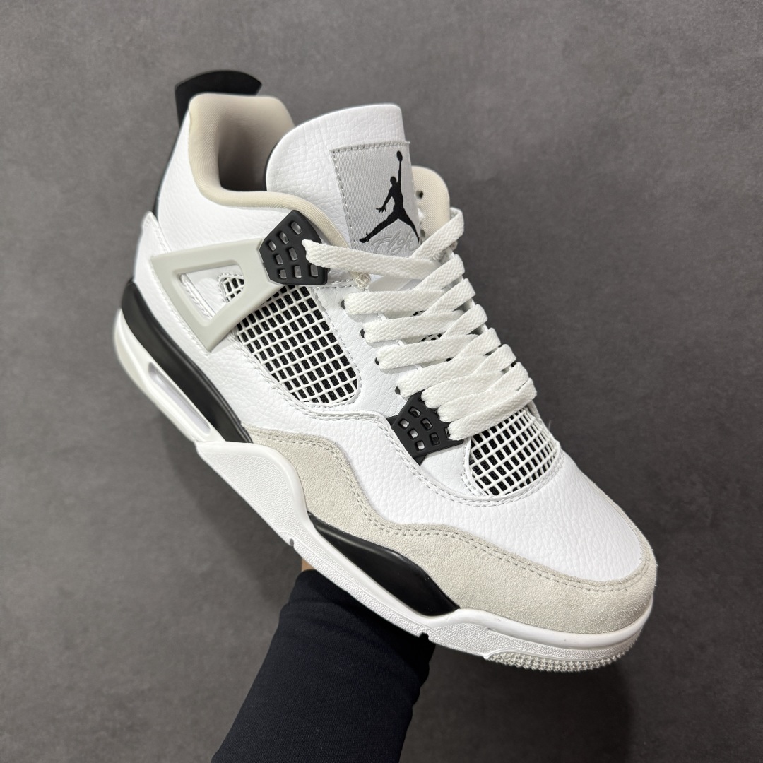 图片[3]-【纯原特价】Air Jordan AJ4 Retro 灰白 中帮篮球鞋 原楦原纸板同源开发 完美呈现乔4的版型 内侧正确双色网格 还原细节 正确气垫颜色 正确网格工艺 正确拉帮工艺 全鞋原装材料制作 原档案原模具打造 货号：DH6927-111 尺码：36-48-选品中心