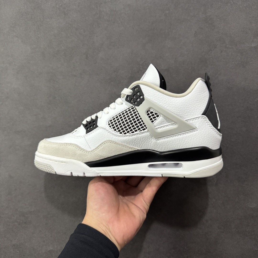 图片[2]-【纯原特价】Air Jordan AJ4 Retro 灰白 中帮篮球鞋 原楦原纸板同源开发 完美呈现乔4的版型 内侧正确双色网格 还原细节 正确气垫颜色 正确网格工艺 正确拉帮工艺 全鞋原装材料制作 原档案原模具打造 货号：DH6927-111 尺码：36-48-选品中心