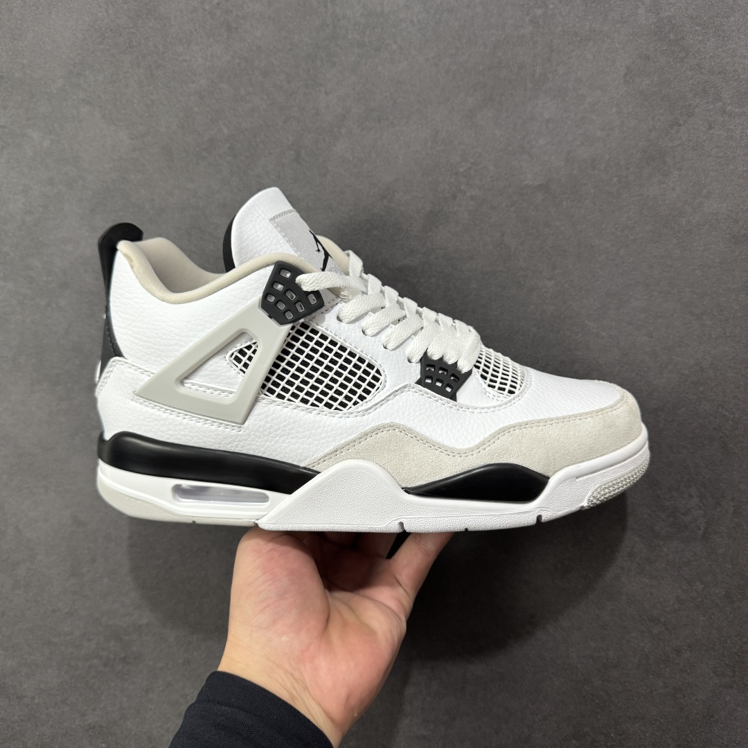 【纯原特价】Air Jordan AJ4 Retro 灰白 中帮篮球鞋 原楦原纸板同源开发 完美呈现乔4的版型 内侧正确双色网格 还原细节 正确气垫颜色 正确网格工艺 正确拉帮工艺 全鞋原装材料制作 原档案原模具打造 货号:DH6927-111 尺码:36-48-选品中心