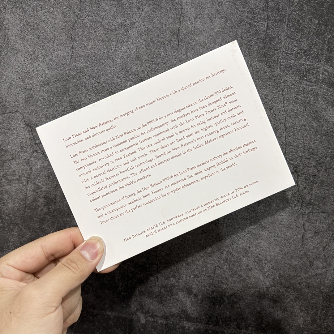 图片[14]-【M版纯原】Loro Piano x New Balance 新百伦 U990LO6 LP联名款新百伦复古休闲跑步鞋 U990LP106 原鞋开发 新开独立私模大底 全网唯一正确组合大底 高端零售专供产物 尺码：36 37 37.5 38 38.5 39.5 40 40.5 41.5 42 42.5 43 44 44.5 45 45.5 46.5 47-选品中心
