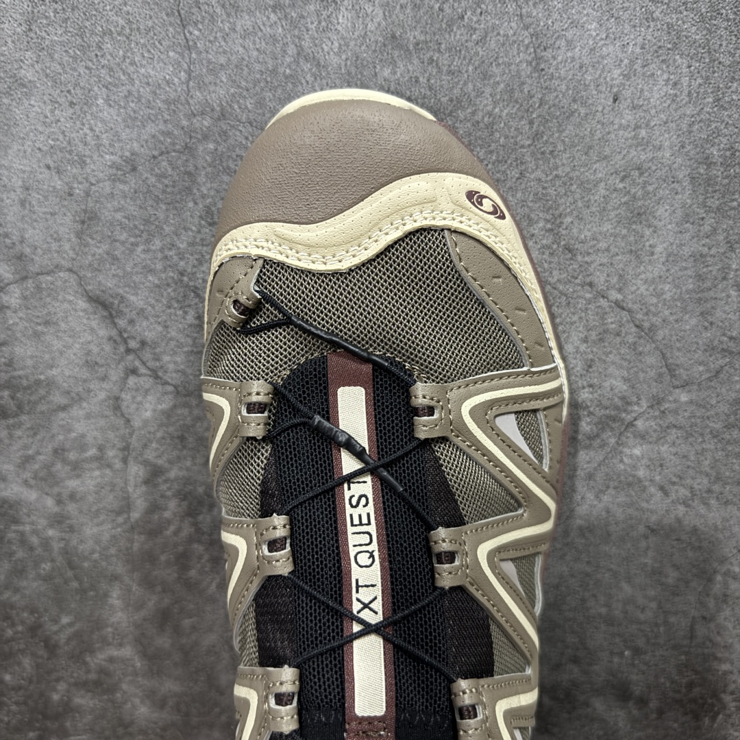 图片[5]-【666版本】Salomon XT-QUEST ADV 萨洛蒙情侣款户外机能鞋 棕红色 478850 全新品质 巅峰之作 所有配色均购物原版拆解1：1开发 原材料打造 非市场公版便宜货 私模大底 清洁度比市场所有版本都高 全套原纸板楦头开发 原厂网布配套 确保原汁原味 完美呈现版型 原档数据独家私模五层组合大底 原装Ortholite轻量化鞋垫 中底布带钢印编号 原厂TPU锁扣 进口港宝加持 后跟自然饱满 还原公司包裹性 鞋面采用SENSIFT贴合技术 全方位贴合包裹脚型 鞋跟部鞋底牵引设计 提供强大的抓地性能 更适应野外崎岖不平的道路 其4D ADVANCED CHASSIS底盘 材料轻量大化 钉齿设计更具稳定性 防护性 鞋底易磨损区运用CONTAGRIP高耐磨材料 应对城市硬质路面长距离跑考验 尺码：36 36.5 37.5 38 38.5 39 40 40.5 41 42 42.5 43 44 45 46-选品中心