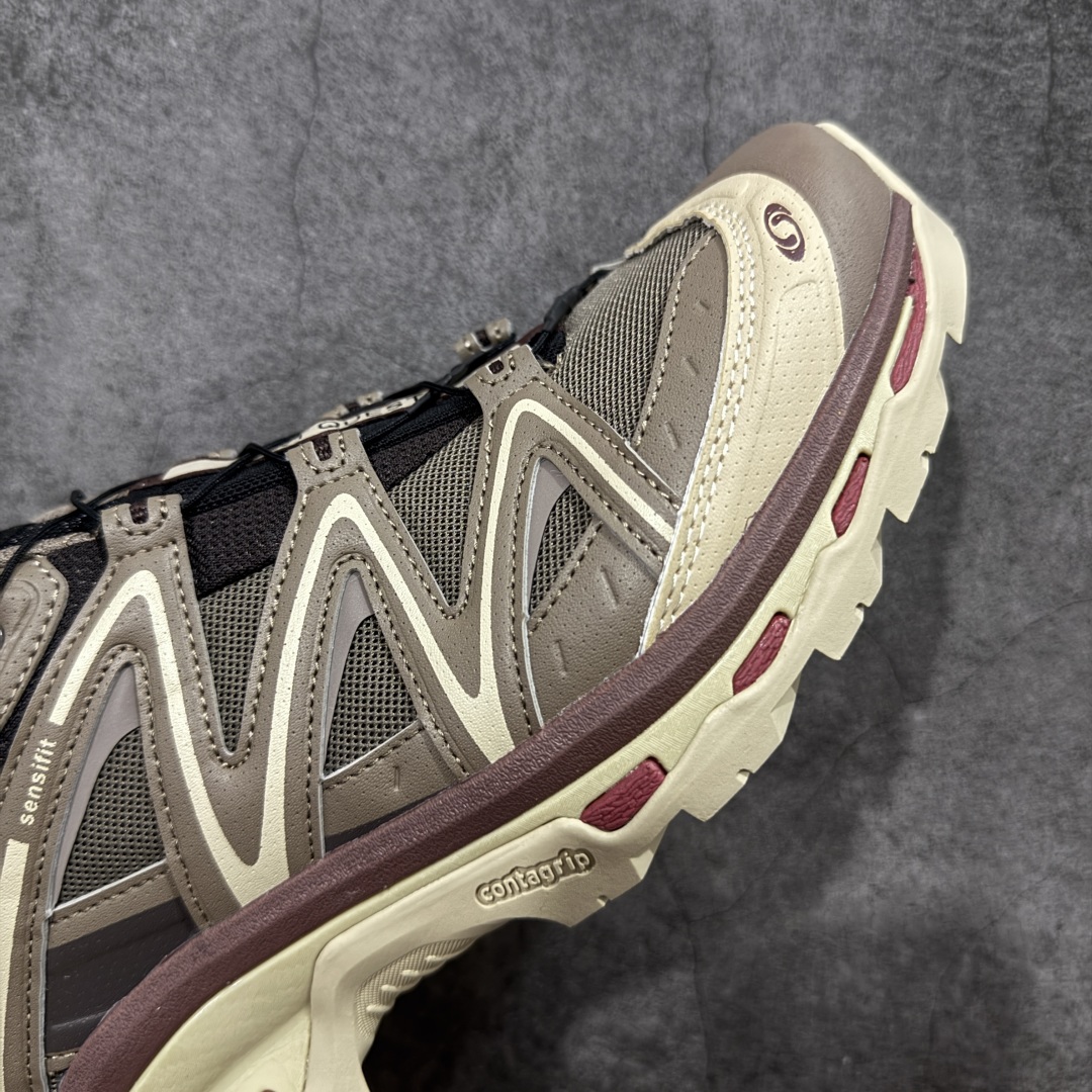 图片[6]-【666版本】Salomon XT-QUEST ADV 萨洛蒙情侣款户外机能鞋 棕红色 478850 全新品质 巅峰之作 所有配色均购物原版拆解1：1开发 原材料打造 非市场公版便宜货 私模大底 清洁度比市场所有版本都高 全套原纸板楦头开发 原厂网布配套 确保原汁原味 完美呈现版型 原档数据独家私模五层组合大底 原装Ortholite轻量化鞋垫 中底布带钢印编号 原厂TPU锁扣 进口港宝加持 后跟自然饱满 还原公司包裹性 鞋面采用SENSIFT贴合技术 全方位贴合包裹脚型 鞋跟部鞋底牵引设计 提供强大的抓地性能 更适应野外崎岖不平的道路 其4D ADVANCED CHASSIS底盘 材料轻量大化 钉齿设计更具稳定性 防护性 鞋底易磨损区运用CONTAGRIP高耐磨材料 应对城市硬质路面长距离跑考验 尺码：36 36.5 37.5 38 38.5 39 40 40.5 41 42 42.5 43 44 45 46-选品中心