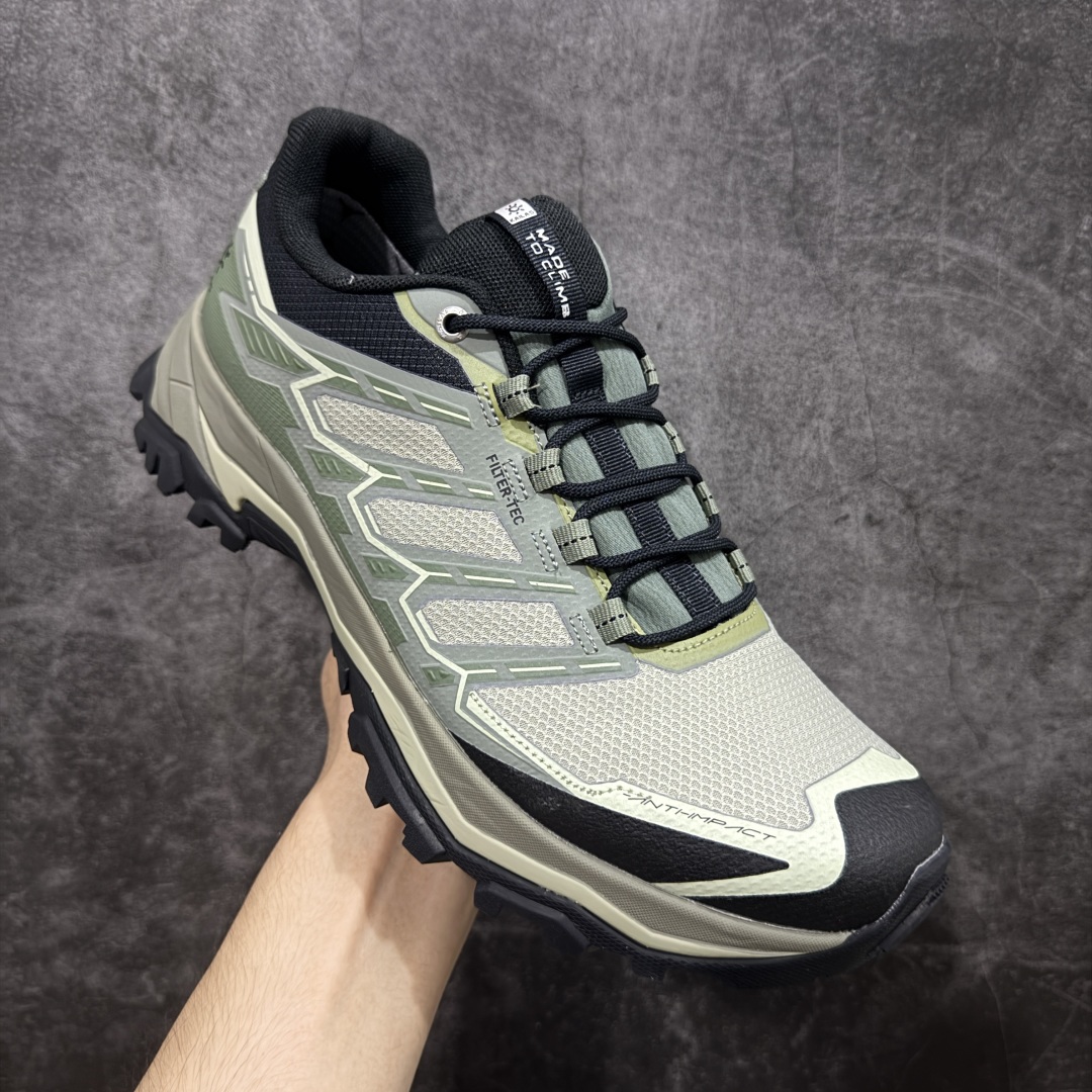 图片[3]-【GX纯原】凯乐石KAILAS 远征5 FLT 舒适简约经典登山 防滑耐磨防水 低帮 徒步鞋 市面唯一正确防泼水防水面料 正确防水内里布 真正做到内外防水 区别市场假防水 鞋面材质：运用耐磨防砂网布，能防止沙石进入鞋内，同时具备良好的透气性，可让脚部保持干爽。 \\t鞋底性能：搭载Vibram防滑耐磨大底，有出色的抓地力，仿鲨齿纹路设计，能应对各种复杂路面；鞋底还能提供良好的稳定性和支撑力，减少脚部疲劳。 \\t防水技术：采用FILTERTEC防水透气技术，防水指数高达8000mm H₂O，能有效防止雨水渗透，同时能保持脚面干爽。 \\t细节设计：鞋头采用橡胶防撞包边，保护脚趾免受伤害；鞋舌一体式设计，防止碎石泥沙进入；采用亚洲人脚型鞋楦设计，配合中腰包裹，提高舒适性。 适用场景：适合多日或单日轻装徒步，也可用于城市通勤，是一双兼顾户外与日常穿着的多功能鞋子。 尺码：40 41.5 42 42.5 43 44 44.5 45（女码第二轮出货）-选品中心