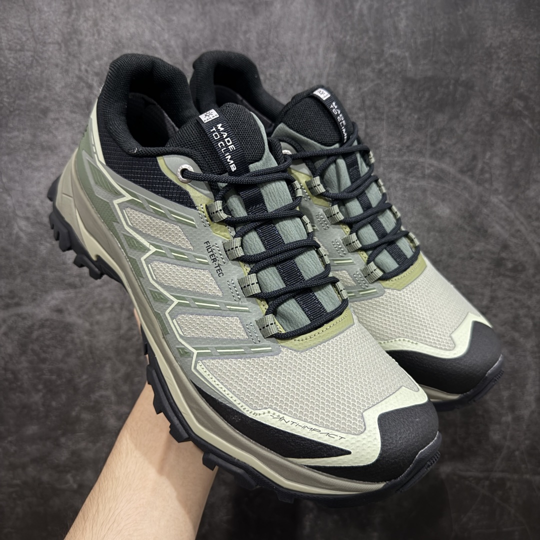 【GX纯原】凯乐石KAILAS 远征5 FLT 舒适简约经典登山 防滑耐磨防水 低帮 徒步鞋 市面唯一正确防泼水防水面料 正确防水内里布 真正做到内外防水 区别市场假防水 鞋面材质:运用耐磨防砂网布,能防止沙石进入鞋内,同时具备良好的透气性,可让脚部保持干爽。 \\t鞋底性能:搭载Vibram防滑耐磨大底,有出色的抓地力,仿鲨齿纹路设计,能应对各种复杂路面;鞋底还能提供良好的稳定性和支撑力,减少脚部疲劳。 \\t防水技术:采用FILTERTEC防水透气技术,防水指数高达8000mm H₂O,能有效防止雨水渗透,同时能保持脚面干爽。 \\t细节设计:鞋头采用橡胶防撞包边,保护脚趾免受伤害;鞋舌一体式设计,防止碎石泥沙进入;采用亚洲人脚型鞋楦设计,配合中腰包裹,提高舒适性。 适用场景:适合多日或单日轻装徒步,也可用于城市通勤,是一双兼顾户外与日常穿着的多功能鞋子。 尺码:40 41.5 42 42.5 43 44 44.5 45(女码第二轮出货)-选品中心
