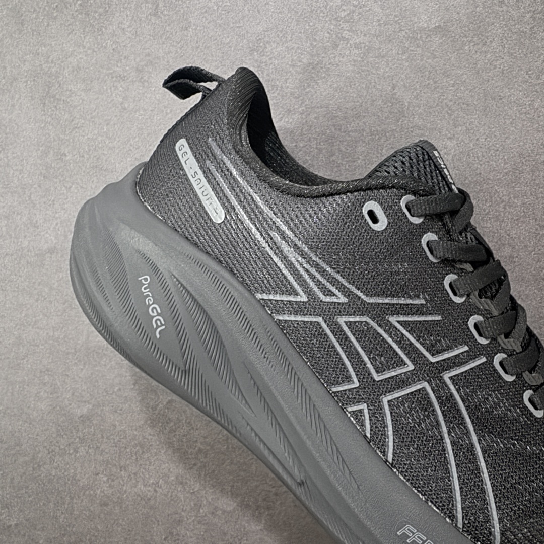 图片[6]-【公司级】ASICS 亚瑟士 GEL-SAIUN 3 缓震回弹运动跑鞋跑鞋男鞋运动鞋舒适透气 厚底增高老爹鞋 柔韧GEL胶缓震属性满载双层轻弹源动力，助力跑者开启突破征途FLYTEFOAM双层复合中底材质，土层轻质柔软减少负荷，下层为足底提供灵敏回弹触感，恰到好处的轻量与回弹重组升级，主力探寻自我节奏。后跟可视GEL缓震胶，坚韧有加的触地防护，自如转换冲击力。TRUSSTIC中足稳定片不仅平稳，更提高中足部刚性。 尺码： 40-45 编码： MGB250260-选品中心