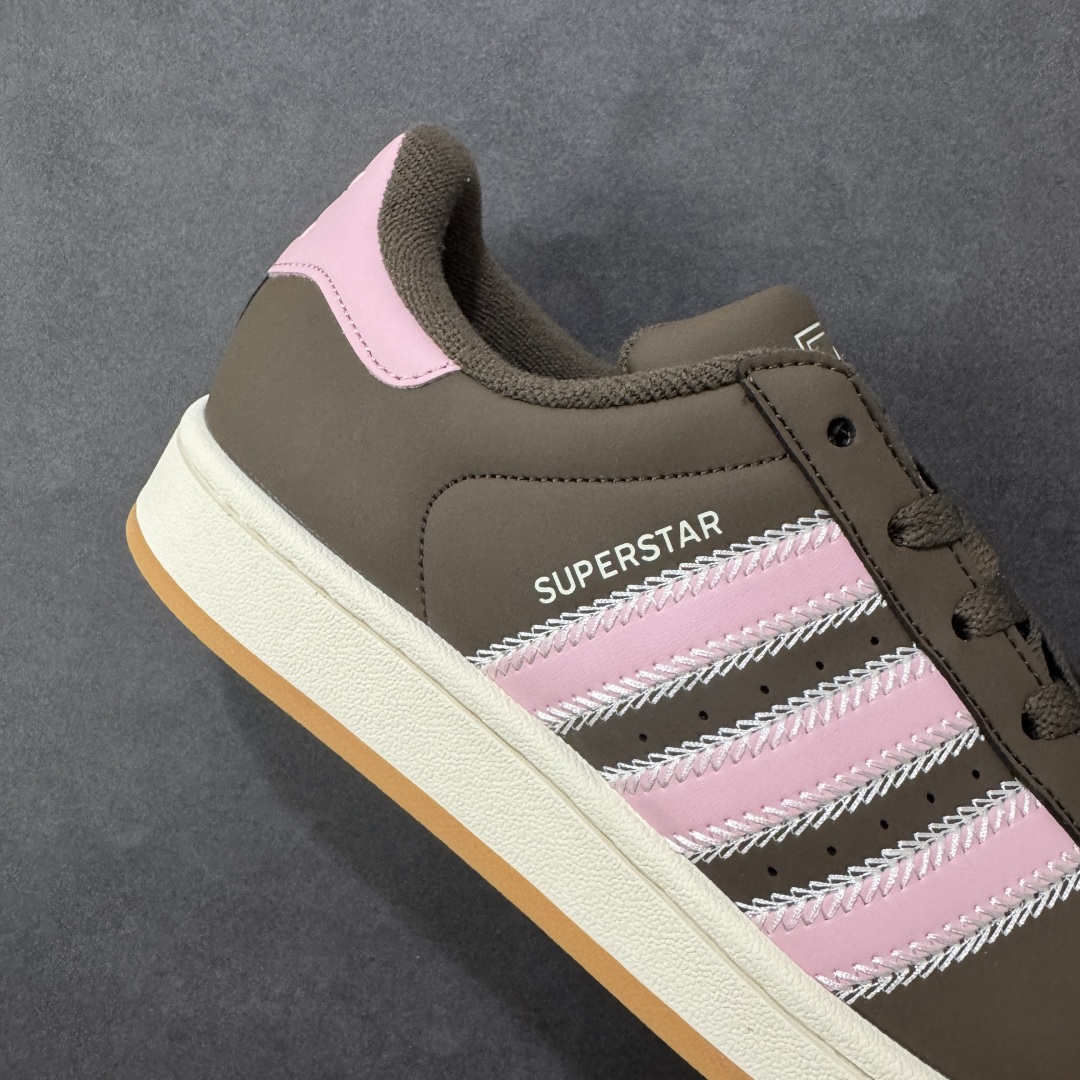 图片[6]-【公司级】Adidas Originals Superstar II 2025全新版本 贝壳头官方同步 渠道正品订单 诠释市场最高工艺水平 贝壳头经典小白板鞋 专柜上架同步配色 全鞋进口头层皮料打造。区别市面普通真标版本，进出专柜无压力 货号： JP8167 尺码： 35 36 36.5 37.5 38 38.5 39 40-选品中心