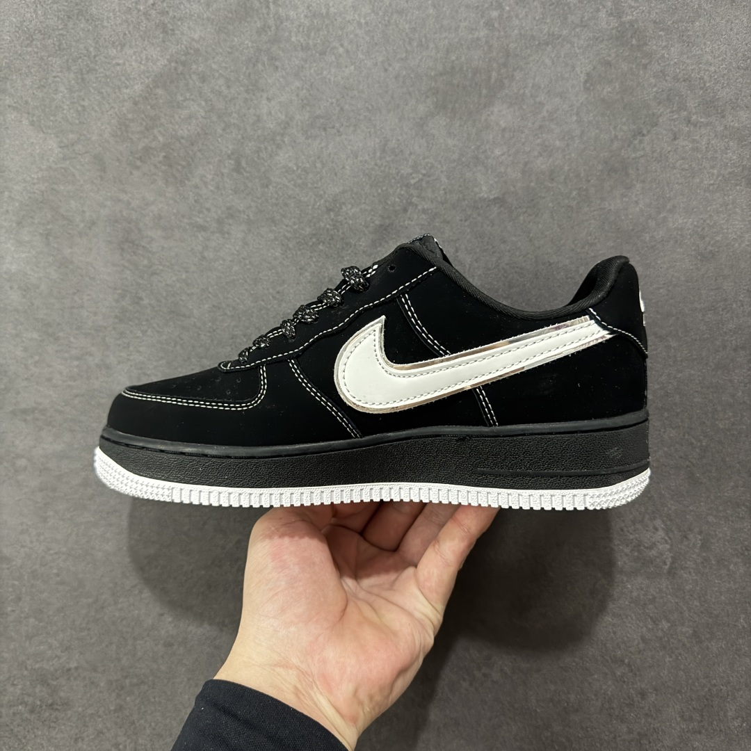 图片[2]-【定制版】Nike Air Force 1 \’07 Low “OFF-WHITE联名——黑银”空军一号 高端定制 低帮 运动鞋 休闲鞋 折边针车 工艺难度大 原楦头原纸板 原装鞋盒 定制五金配件 内置全掌气垫 原厂鞋底 货号：DK0188-083 尺码：36 36.5 37.5 38 38.5 39 40 40.5 41 42 42.5 43 44 44.5 45 编码：HXSB310320-选品中心