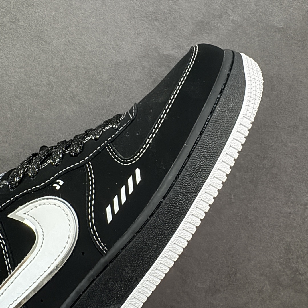 图片[5]-【定制版】Nike Air Force 1 \’07 Low “OFF-WHITE联名——黑银”空军一号 高端定制 低帮 运动鞋 休闲鞋 折边针车 工艺难度大 原楦头原纸板 原装鞋盒 定制五金配件 内置全掌气垫 原厂鞋底 货号：DK0188-083 尺码：36 36.5 37.5 38 38.5 39 40 40.5 41 42 42.5 43 44 44.5 45 编码：HXSB310320-选品中心
