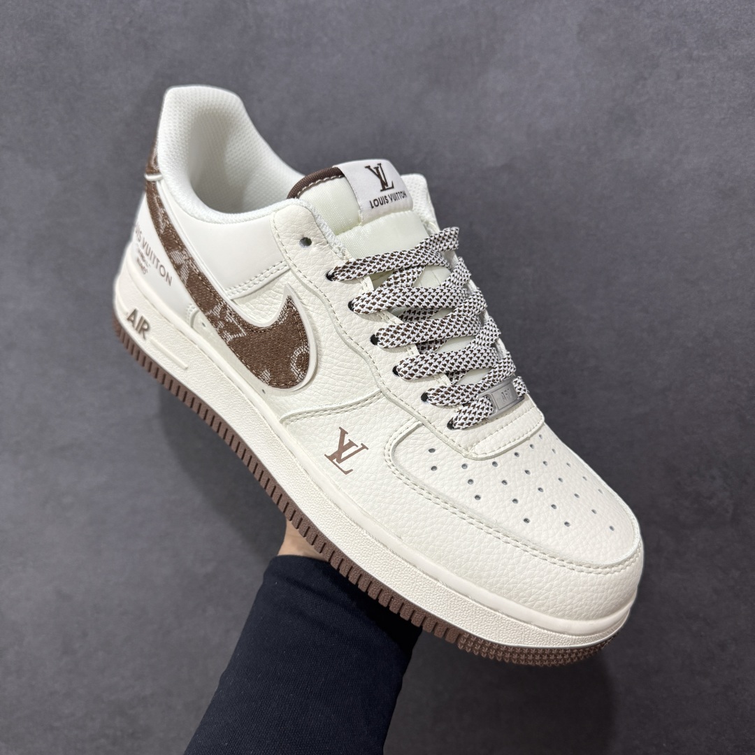 图片[3]-【定制版】Nike Air Force 1\’07 Low LV联名 米棕牛仔勾 空军一号低帮休闲板鞋  #原楦头原纸板 原装鞋盒 定制五金配件 内置全掌气垫 原厂鞋底 货号：SM6668-109  尺码：36 36.5 37.5 38 38.5 39 40 40.5 41 42 42.5 43 44 44.5 45-选品中心
