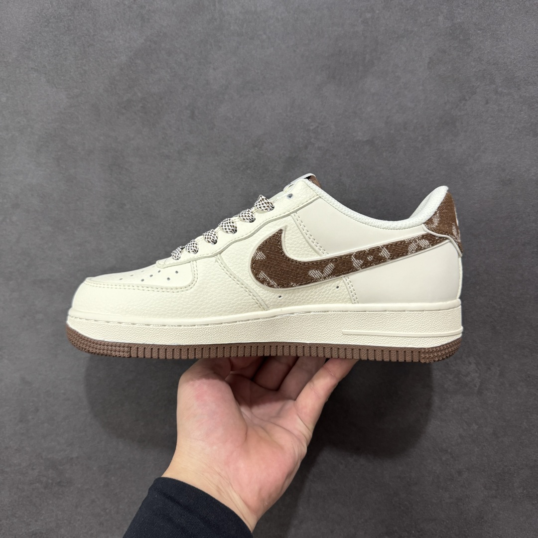 图片[2]-【定制版】Nike Air Force 1\’07 Low LV联名 米棕牛仔勾 空军一号低帮休闲板鞋  #原楦头原纸板 原装鞋盒 定制五金配件 内置全掌气垫 原厂鞋底 货号：SM6668-109  尺码：36 36.5 37.5 38 38.5 39 40 40.5 41 42 42.5 43 44 44.5 45-选品中心