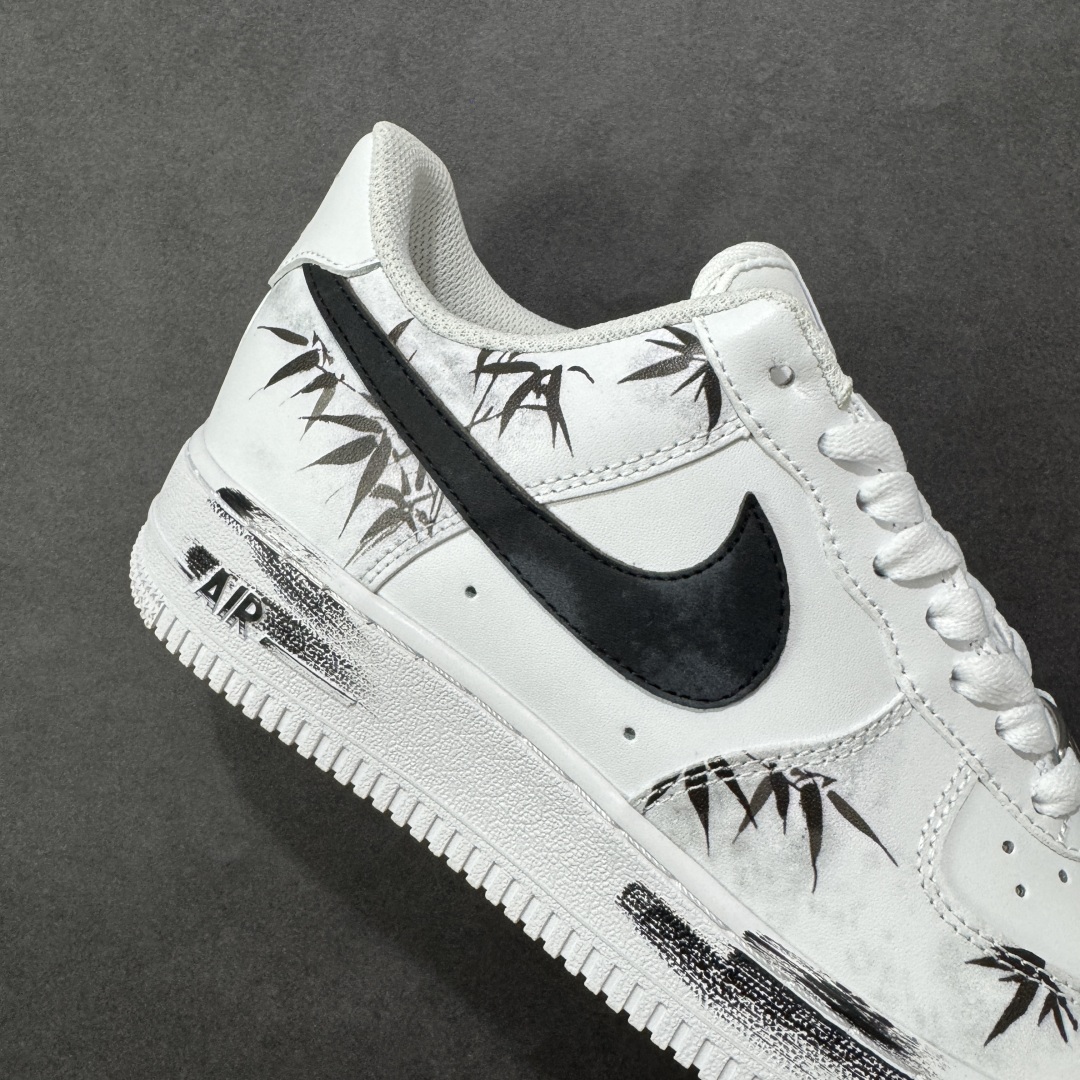 图片[6]-【定制版】Nike Air Force 1\’07 Low 竹林水墨画 空军一号低帮休闲板鞋  #定制皮料 定制鞋盒 原楦原纸板 纯正空军版型 内置全掌气垫 货号：ZH0316-122  尺码：36 36.5 37.5 38 38.5 39 40 40.5 41 42 42.5 43 44 44.5 45 编码：HXSA310320-选品中心