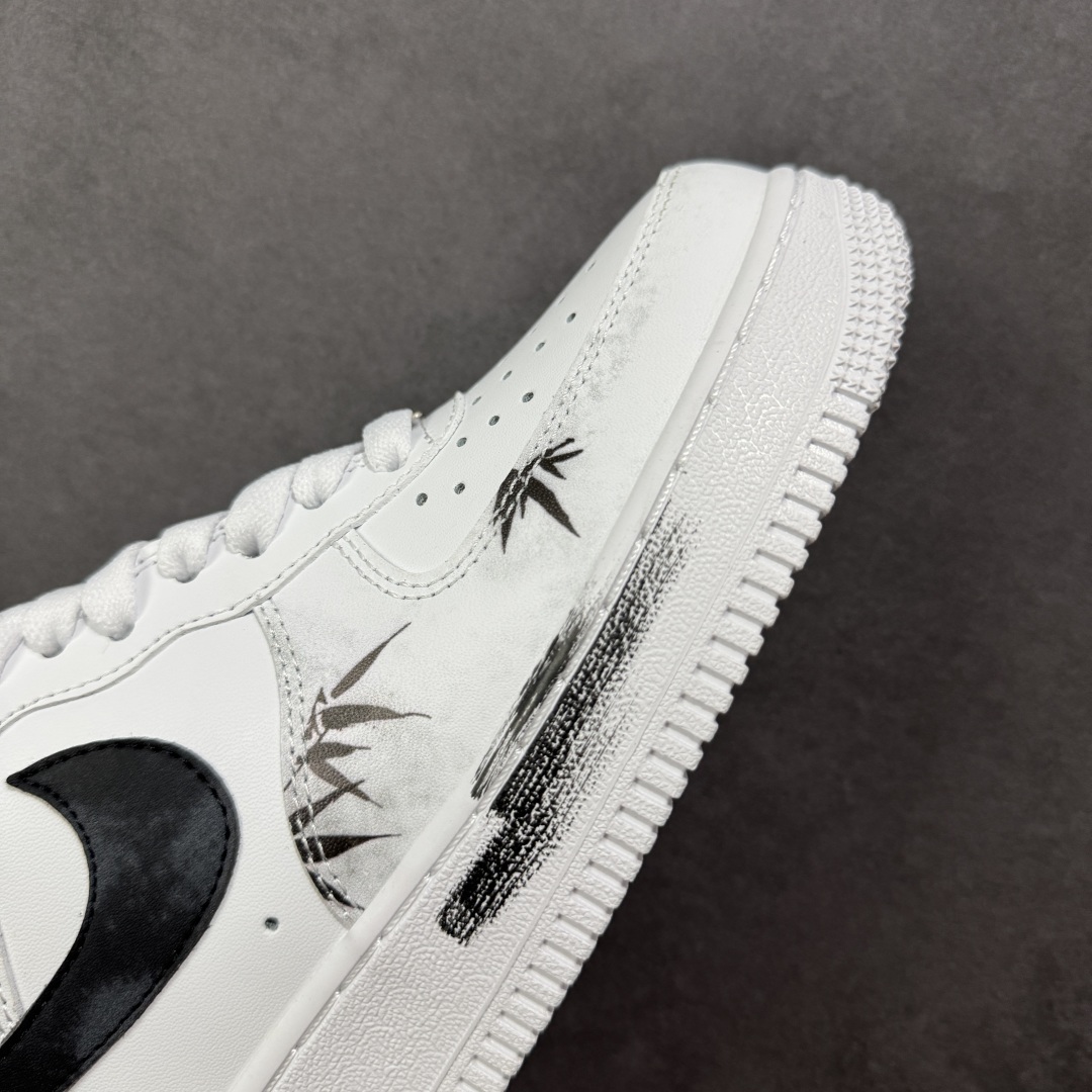 图片[5]-【定制版】Nike Air Force 1\’07 Low 竹林水墨画 空军一号低帮休闲板鞋  #定制皮料 定制鞋盒 原楦原纸板 纯正空军版型 内置全掌气垫 货号：ZH0316-122  尺码：36 36.5 37.5 38 38.5 39 40 40.5 41 42 42.5 43 44 44.5 45 编码：HXSA310320-选品中心